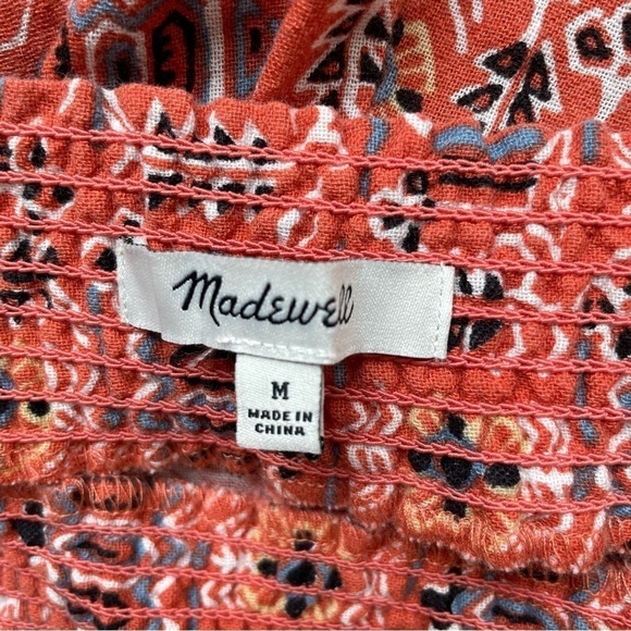Madewell Tribal Printed Smocked Waist Shorts, Women’s Medium - Picture 3 of 9